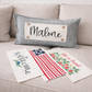 NEW! RECTANGLE SUMMER/FALL WEDDING BUNDLE:  3 seasons + CHARCOAL REC. pillow:  LIFE IS SWEET, BARN QUILT, NEW WELCOME, CUSTOM PANEL