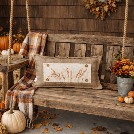 PANEL ONLY: RECTANGLE Harvest Field ,Country Farm, Autumn, Fall; Wheat Grain, WHEAT FIELD
