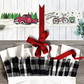 GIFT GUIDE:  FOR THOSE THAT COORDINATE THE PARTY!    GIFT PARTY PACKAGE BUNDLE: Holiday Pillow Cover Panel Christmas Winter: Runner Combo VINTAGE CHRISTMAS BIKE / RED TRUCK + BUFFALO CHECK RUNNER