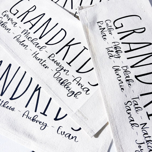 GIFT GUIDE:  BEST GIFT FOR GRAMMA'S, NANA, MIMI, NONNIE, OMA!  Custom Memory Panel: Grandkids/Nana/Mimi/Aunt Name/Grandma Mother's Day Mom Gift, GRANDBLESSINGS PANEL