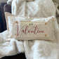 Holiday Panel:  Pure & Simple Aesthetic Classy Clean Boho Heart Cursive Honest Natural Love Winter; BE MY VALENTINE