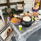 PARTY PACKAGE BUNDLE: Holiday Panel Halloween October Fall Autumn:  Trick or Treat / Smell My Feet + BUFFALO CHECK RUNNER
