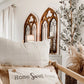 Neutral Panel: Farmhouse Gray Between Holiday Inbetween Bench Bed Decor; HOME SWEET HOME