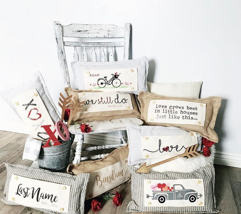 SEASONAL BUNDLE SET: Burlap Idaho Potato Farm Sack Bag Pillow  (comes with insert and these 4 panels inside back pocket); Winter Spring Summer Fall Autumn: DEER, BUNNY HOP EASTER, HOME SWEET HIVE BEE, THANKFUL PUMPKINS,