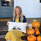 SEASONAL BUNDLE SET: Natural Cream Boho Pillow (comes with foam insert and these 4 panels in back pocket); Winter Spring Summer Fall Autumn: GATHER TOGETHER, EASTER TRUCK, SUMMER FLIP FLOPS, FARM FRESH CHRISTMAS TREES