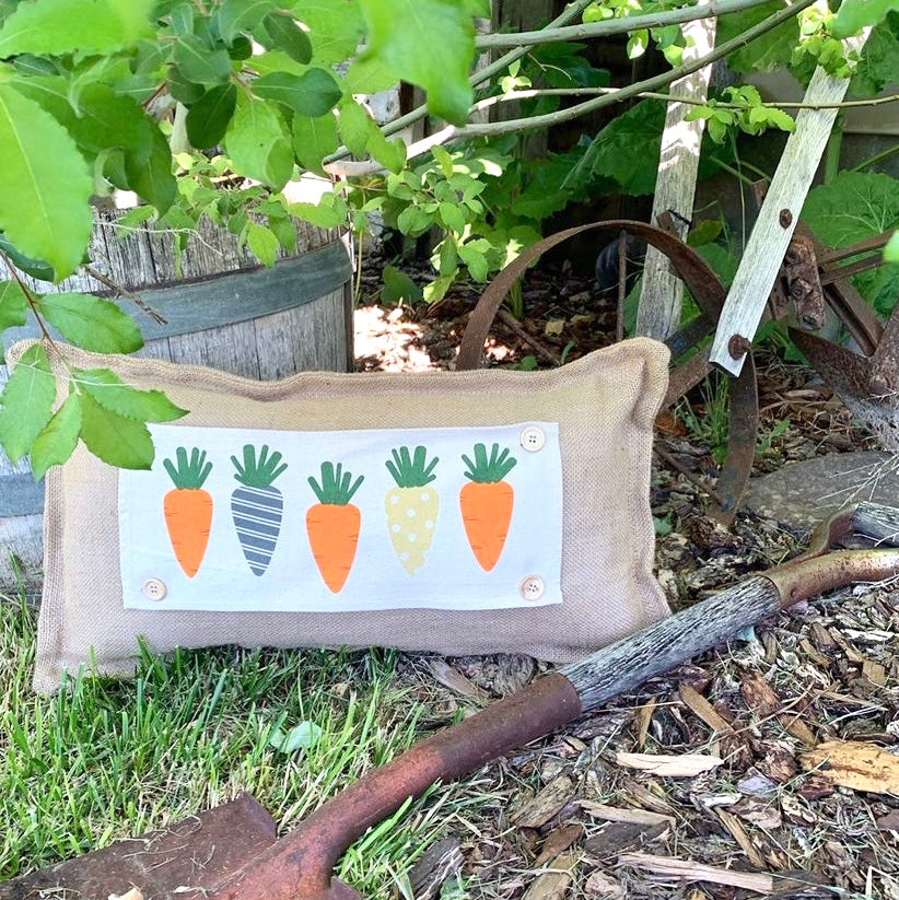SEASONAL BUNDLE SET: Burlap Idaho Potato Farm Sack Bag Pillow  (comes with insert and these 4 panels inside back pocket); Winter Spring Summer Fall Autumn: DEER, BUNNY HOP EASTER, HOME SWEET HIVE BEE, THANKFUL PUMPKINS,