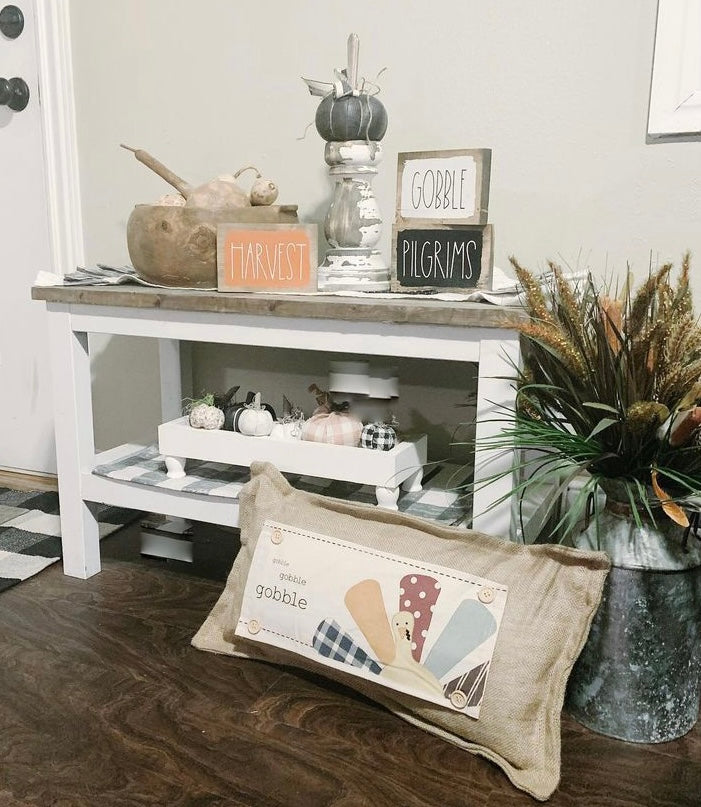 SEASONAL BUNDLE SET: Burlap Idaho Potato Farm Sack Bag Pillow  (comes with insert and these 4 panels inside back pocket); Winter Spring Summer Fall Autumn: DEER, BUNNY HOP EASTER, HOME SWEET HIVE BEE, THANKFUL PUMPKINS,