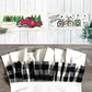 GIFT GUIDE:  FOR THOSE THAT COORDINATE THE PARTY!    GIFT PARTY PACKAGE BUNDLE: Holiday Pillow Cover Panel Christmas Winter: Runner Combo VINTAGE CHRISTMAS BIKE / RED TRUCK + BUFFALO CHECK RUNNER