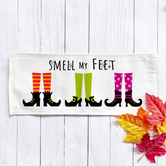Holiday Panel: Halloween October Fall Autumn Hocus Pocus Cauldron Spell Party Cackle; SMELL MY WITCHES FEET