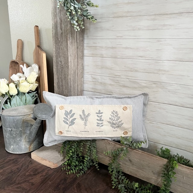 SEASONAL BUNDLE SET: Gray/White Ticking Stripes Pillow (comes with foam insert and these 4 panels in back pocket); Winter Spring Summer Fall Autumn:  THANKFUL PUMPKINS, DEER, BUNNY HOP EASTER, HOME SWEET HIVE BEE