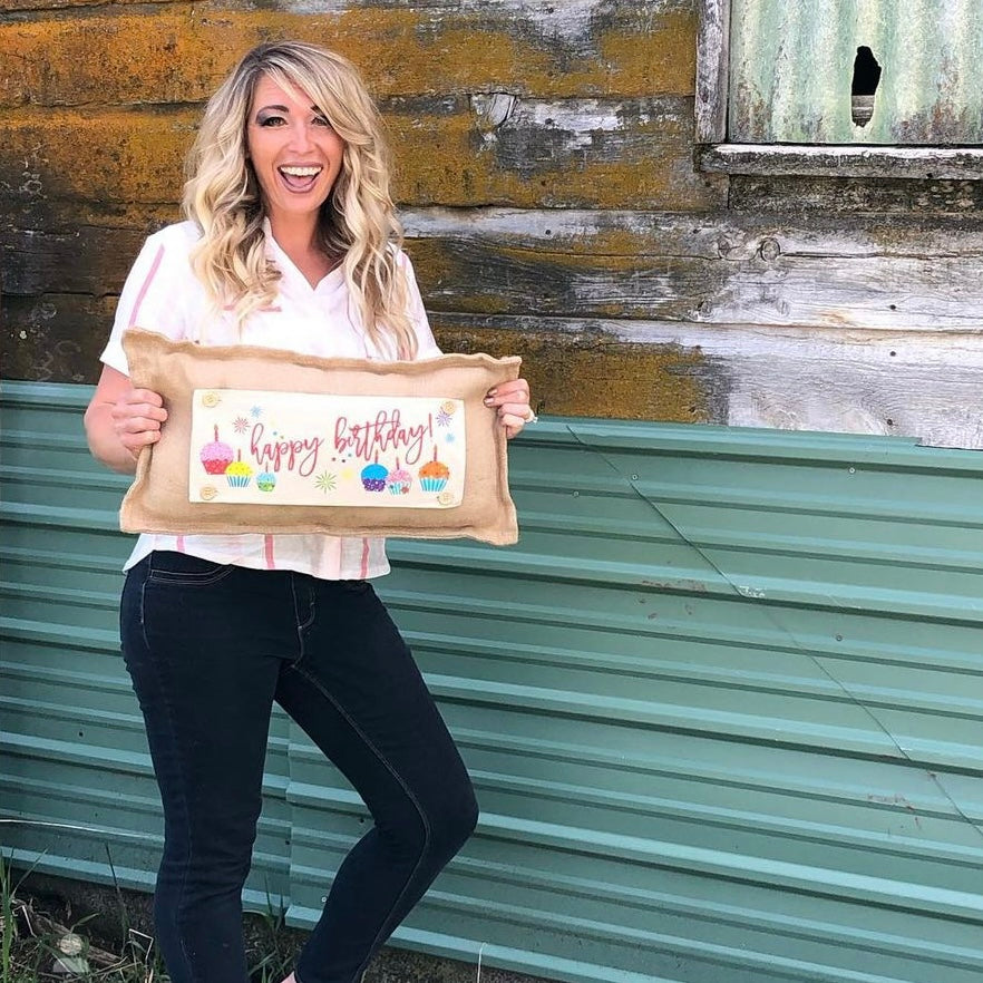 SEASONAL BUNDLE SET: Burlap Idaho Potato Farm Sack Bag Pillow  (comes with insert and these 4 panels inside back pocket); Winter Spring Summer Fall Autumn: DEER, BUNNY HOP EASTER, HOME SWEET HIVE BEE, THANKFUL PUMPKINS,
