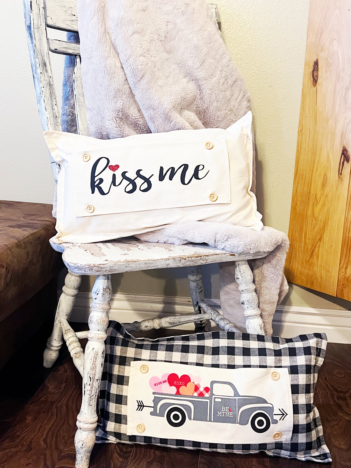 BOHO Custom Wedding Gift Bundle:  3 seasons + Boho pillow + custom last name panel & LEMON CITRUS / WHEAT / NATIVITY / CUSTOM PANEL/ BOHO PILLOW