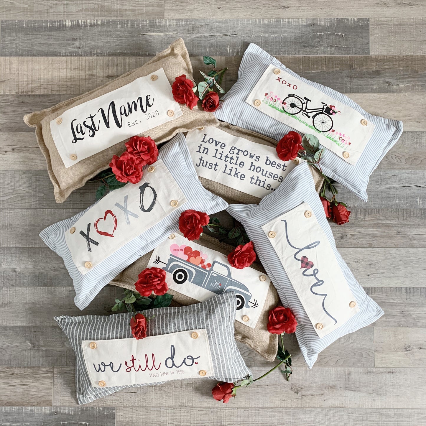 Holiday Panel: Valentines, Winter, Love, Hugs, Kisses, Passion, Red, Wife Husband, Boyfriend, Girlfriend, Spouse, Kids, Vintage, Farmhouse, Heart; XOXO