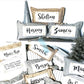 Neutral Panel: Farmhouse Gray Between Holiday Inbetween Bench Bed Decor; HOME SWEET HOME