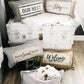 SEASONAL BUNDLE SET: Gray/White Ticking Stripes Pillow (comes with foam insert and these 4 panels in back pocket); Winter Spring Summer Fall Autumn:  THANKFUL PUMPKINS, DEER, BUNNY HOP EASTER, HOME SWEET HIVE BEE