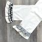 SEASONAL BUNDLE SET: Gray/White Ticking Stripes Pillow (comes with foam insert and these 4 panels in back pocket); Winter Spring Summer Fall Autumn:  THANKFUL PUMPKINS, DEER, BUNNY HOP EASTER, HOME SWEET HIVE BEE